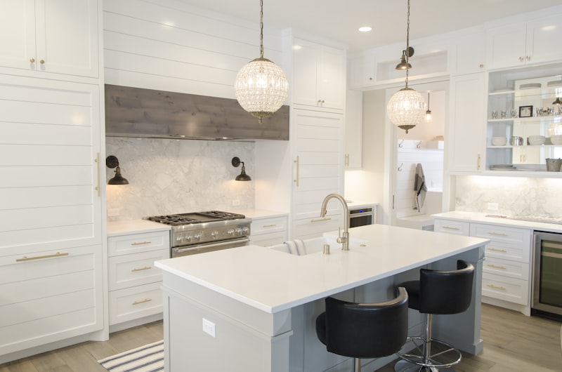 Sparkling clean modern kitchen